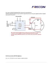 Frecon PV 500 Serisi 15HP 11 KW Solar Pompa Sürücüsü