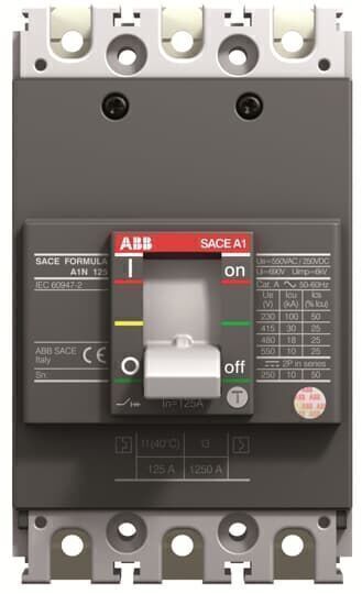 ABB FORMULA   A1N125, TMF, In=80A     1SDA066729R1 KOMPAKT TİP DEVRE KESİCİ TMŞ